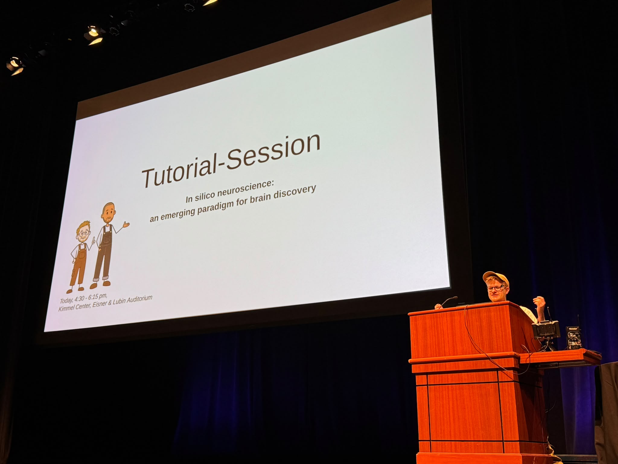 Domenic Bersch opening the tutorial session at CCN 2026